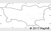 Blank Simple Map of Kobarid, no labels