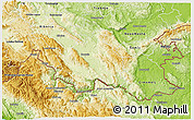 Physical 3D Map of Kocevje