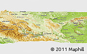 Physical Panoramic Map of Kocevje