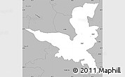 Gray Simple Map of Kranj