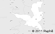 Silver Style Simple Map of Kranj