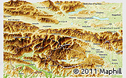 Physical 3D Map of Kranjska Gora