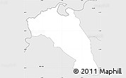 Silver Style Simple Map of Kungota