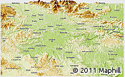 Physical 3D Map of Ljubljana