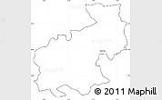 Blank Simple Map of Medvode, cropped outside