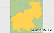 Savanna Style Simple Map of Medvode