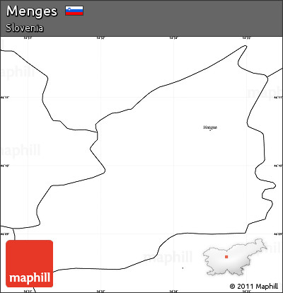 Blank Simple Map of Menges