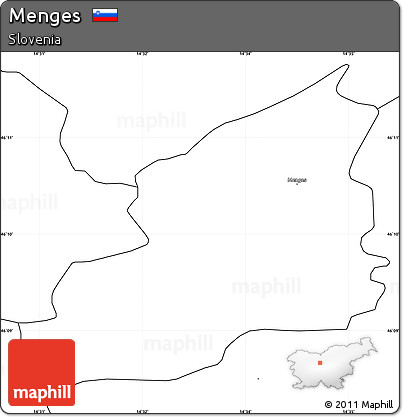 Blank Simple Map of Menges