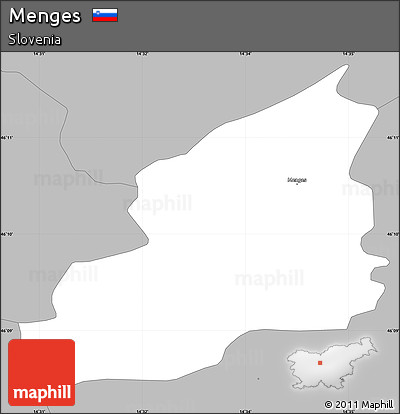 Gray Simple Map of Menges