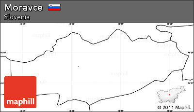 Blank Simple Map of Moravce