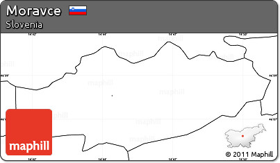 Blank Simple Map of Moravce