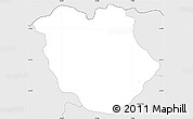 Silver Style Simple Map of Muta