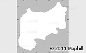 Gray Simple Map of Nazarje, single color outside
