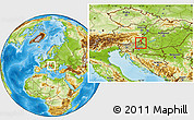 Physical Location Map of Odranci