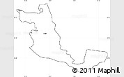 Blank Simple Map of Piran, cropped outside