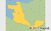 Savanna Style Simple Map of Piran