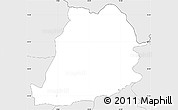 Silver Style Simple Map of Preddvor