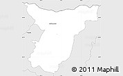 Silver Style Simple Map of Radlje ob Dravi