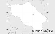 Silver Style Simple Map of Ribnica