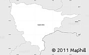 Silver Style Simple Map of Rogaska Slatina