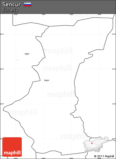 Blank Simple Map of Sencur