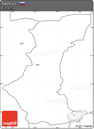 Blank Simple Map of Sencur