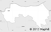 Silver Style Simple Map of Sentilj