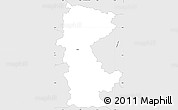 Silver Style Simple Map of Sentjur pri Celju