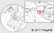 Blank Location Map of Skofja Loka