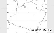 Blank Simple Map of Slovenj Gradec, no labels