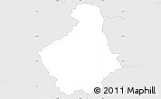 Silver Style Simple Map of Smarje pri Jelsah