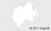 Silver Style Simple Map of Sveti Jurij