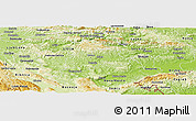 Physical Panoramic Map of Trebnje