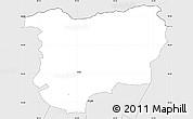 Silver Style Simple Map of Trzic