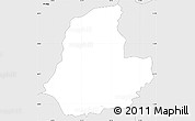 Silver Style Simple Map of Vitanje