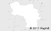 Silver Style Simple Map of Vojnik