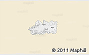 Classic Style 3D Map of Zalec, single color outside