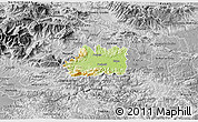 Physical 3D Map of Zalec, desaturated