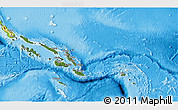 Satellite 3D Map of Solomon Islands, physical outside