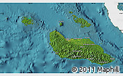 Satellite Map of Guadalcanal, single color outside