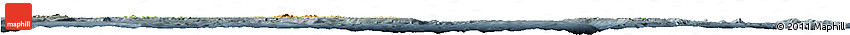 Physical Horizon Map of Solomon Islands, darken, semi-desaturated