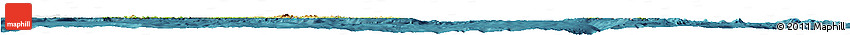 Physical Horizon Map of Solomon Islands, single color outside, satellite sea