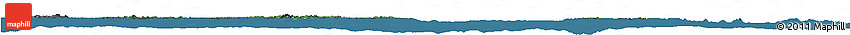 Satellite Horizon Map of Solomon Islands, desaturated, land only