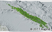 Satellite 3D Map of Isabel, lighten, semi-desaturated