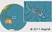 Satellite Location Map of Isabel, highlighted country