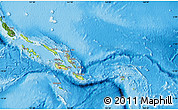 Physical Map of Solomon Islands, satellite outside, shaded relief sea