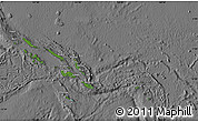 Satellite Map of Solomon Islands, desaturated