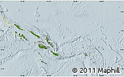 Satellite Map of Solomon Islands, lighten