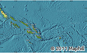 Satellite Map of Solomon Islands, physical outside, satellite sea