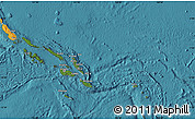 Satellite Map of Solomon Islands, political outside, satellite sea